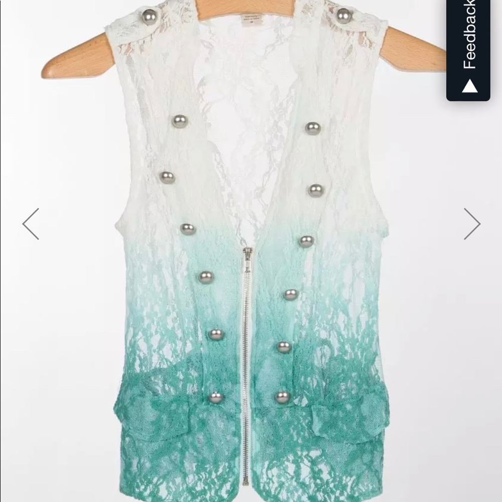 🌟5/$30🌟 Daytrip ombré lace vest